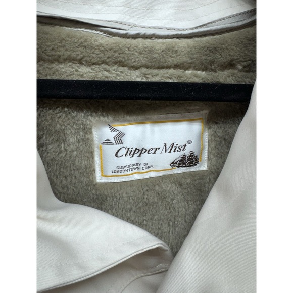 Vintage NWT Clipper Mist Donald All Weather Trench Coat Insulated Size 42 Long - Picture 6 of 16